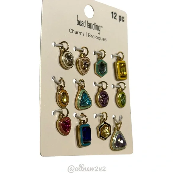 Bead Landing & Charm Me Silver Gold Charms Bracelet Findings - Picture 6 of 9